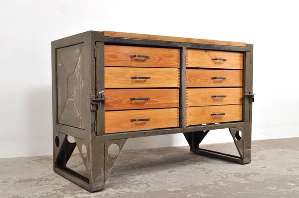 Industrial Chest of Drawers, 1950s-AOX-1768650