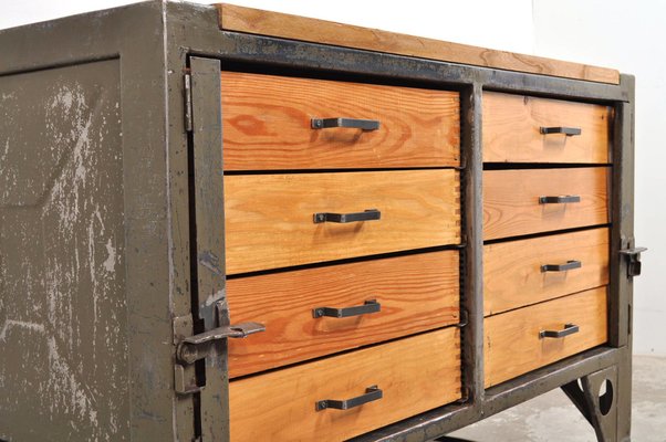 Industrial Chest of Drawers, 1950s-AOX-1768650