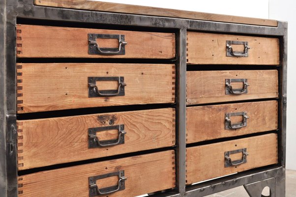 Industrial Chest of Drawers, 1950s-AOX-1787915