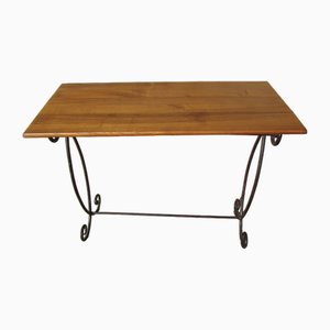 Industrial Console Table in Wrought Iron, 1990s-RDN-1723033