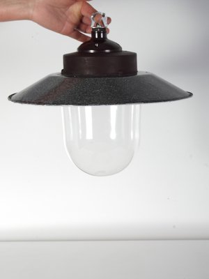 Industrial Czech Bunker Ceiling Lamp-ALG-694711