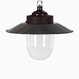 Industrial Czech Bunker Ceiling Lamp-ALG-694711