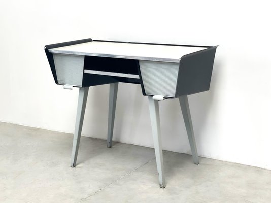 Industrial Desk in the Style of Jean Prouvé, 1950s-XLH-1706984