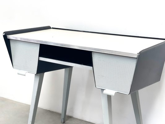 Industrial Desk in the Style of Jean Prouvé, 1950s-XLH-1706984