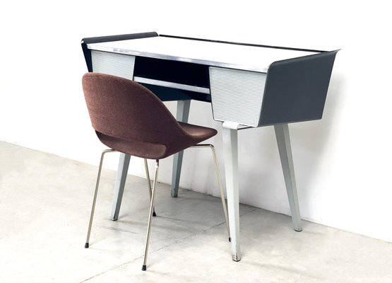 Industrial Desk in the Style of Jean Prouvé, 1950s-XLH-1706984