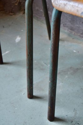 Industrial Dining Chairs, 1950s, Set of 4-AIU-825788