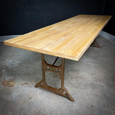 Industrial Dining Table in Beech-IA-1725878