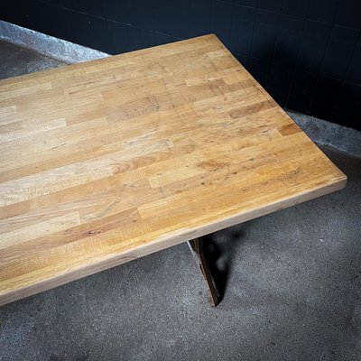 Industrial Dining Table in Beech-IA-1725878