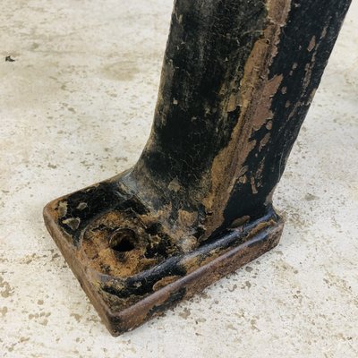 Industrial Dining Table with Machine Parts Oxidaad, 1920s-LCQ-1403560