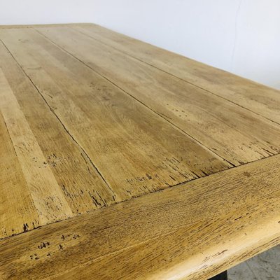 Industrial Dining Table with Machine Parts Oxidaad, 1920s-LCQ-1403560