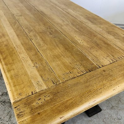 Industrial Dining Table with Machine Parts Oxidaad, 1920s-LCQ-1403560