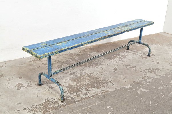 Industrial Dressing Room Bench, 1950s-AOX-1731620