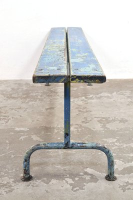 Industrial Dressing Room Bench, 1950s-AOX-1731620