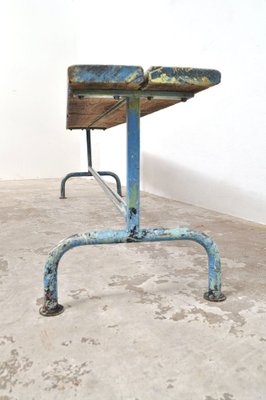 Industrial Dressing Room Bench, 1950s-AOX-1731620