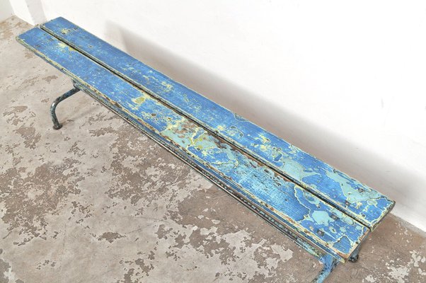 Industrial Dressing Room Bench, 1950s-AOX-1731620