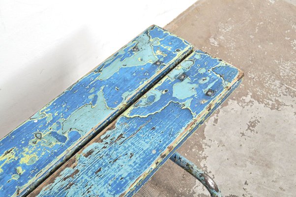 Industrial Dressing Room Bench, 1950s-AOX-1731620