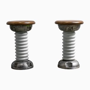 Industrial Electric Insoor Stools, Set of 2-LA-1357747