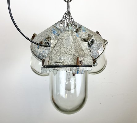 Industrial Explosion Proof Pendant Light from Elektrosvit, 1970s-CGF-1373680