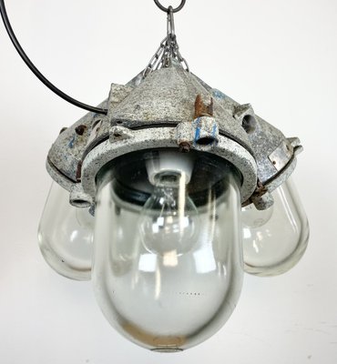 Industrial Explosion Proof Pendant Light from Elektrosvit, 1970s-CGF-1373680