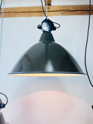 Industrial Factory Lamp from VEB, GDR, 1960s-WPB-1721272