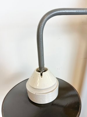 Industrial Factory Wall Light with Enamel Shade, 1960s-CGF-1720940