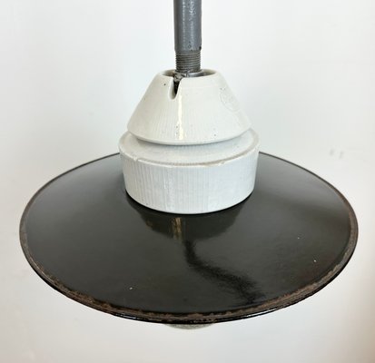 Industrial Factory Wall Light with Enamel Shade, 1960s-CGF-1720940