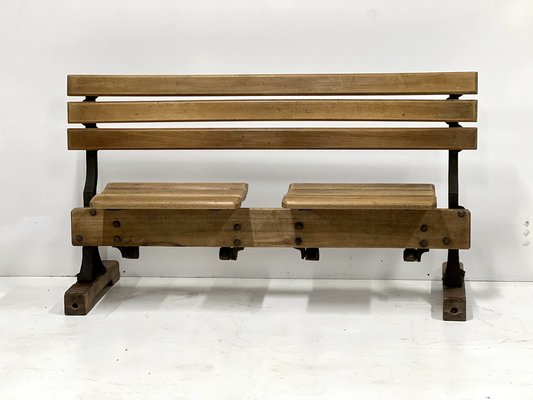 Industrial Folding Bench, 1970s-ALG-1800469