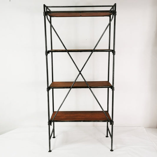 Industrial Folding Bookshelf, Great Britain, 1950s