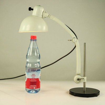 Industrial German Steel 6716 Table Lamp by Christian Dell for Kaiser Idell, 1950s-FUP-1410844