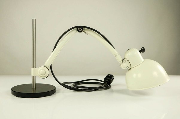 Industrial German Steel 6716 Table Lamp by Christian Dell for Kaiser Idell, 1950s-FUP-1410844