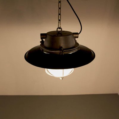 Industrial Green Enamel Hanging Light from Cccp-JC-873113