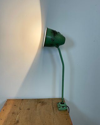 Industrial Green Table Lamp, 1960s-CGF-1083205