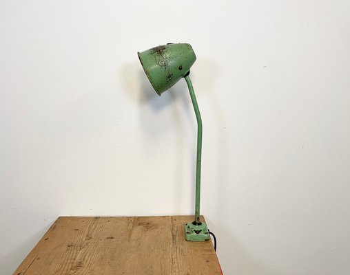 Industrial Green Table Lamp, 1960s-CGF-1083205