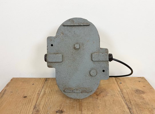 Industrial Grey Cast Iron Wall Lamp from Elektrosvit, 1970s-CGF-1268362