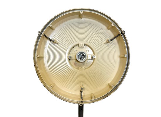 Industrial Grey Factory Wall Light from Elektrosvit, 1970s-CGF-1726177