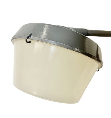 Industrial Grey Factory Wall Light from Elektrosvit, 1970s-CGF-1726177