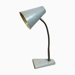 Industrial Grey Gooseneck Table Lamp from Zaos, 1960s-CGF-1785071