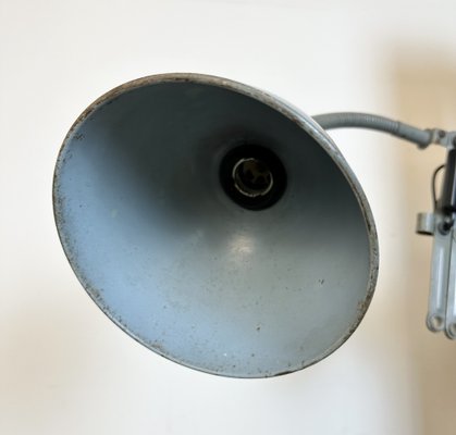 Industrial Grey Scissor Wall Lamp from Elektroinstala, 1960s-CGF-1731817