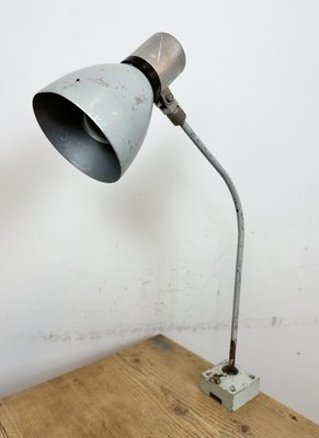 Industrial Grey Table Lamp from Elektrosvit, 1970s-CGF-1718300