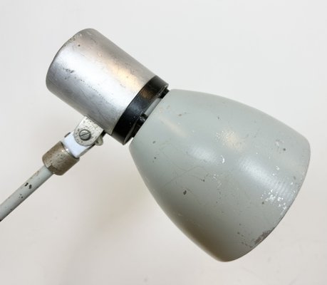 Industrial Grey Table Lamp from Elektrosvit, 1970s-CGF-1718300