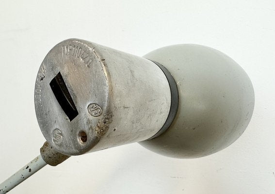 Industrial Grey Table Lamp from Elektrosvit, 1970s-CGF-1718300