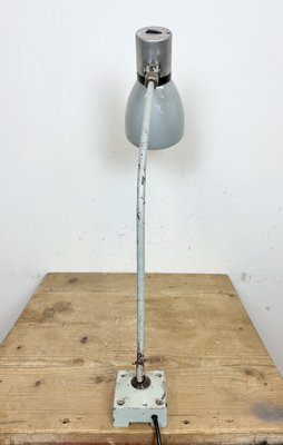 Industrial Grey Table Lamp from Elektrosvit, 1970s-CGF-1718300