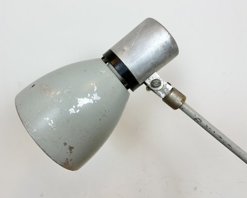 Industrial Grey Table Lamp from Elektrosvit, 1970s-CGF-1718300