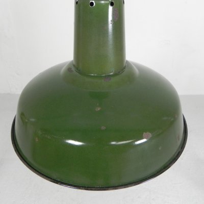 Industrial Hanging Lamp with Enamelled Steel Shade, 1950s-TL-1793767