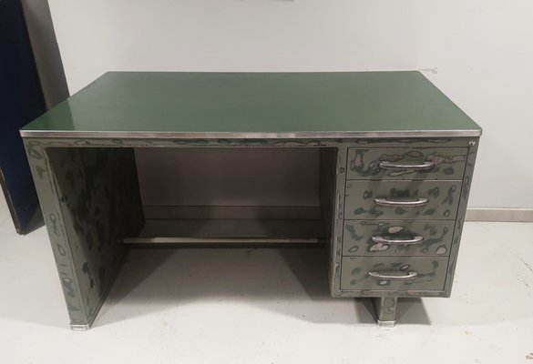 Industrial Iron Desk,1960s-NA-1785232