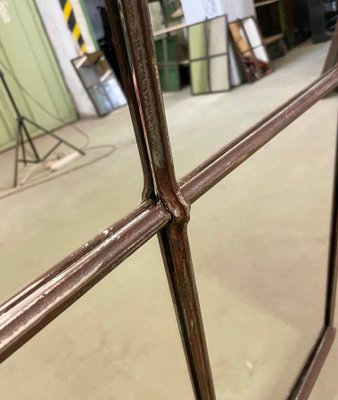 Industrial Iron Window Mirror, 1950s-CGF-1145682