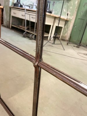 Industrial Iron Window Mirror, 1950s-CGF-1145682