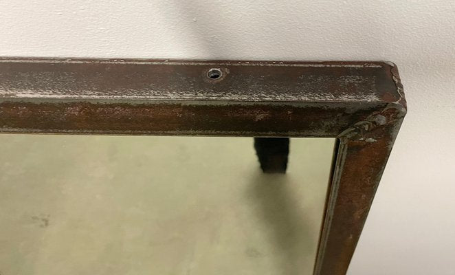 Industrial Iron Window Mirror, 1950s-CGF-1145682