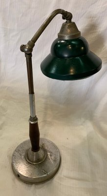 Industrial Italian Aluminum and Bakelite Table Lamp from Lariolux, 1930s-NUO-1784078