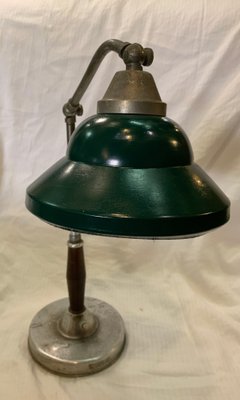 Industrial Italian Aluminum and Bakelite Table Lamp from Lariolux, 1930s-NUO-1784078